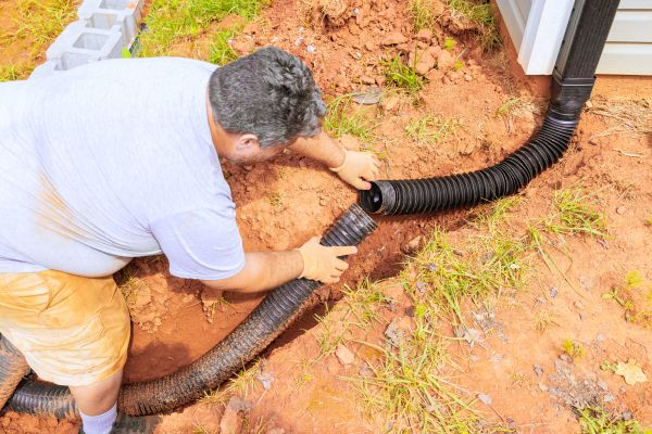 Aluminum Downspout Replacement