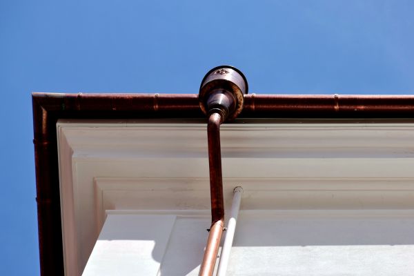 Copper Downpipe Installation