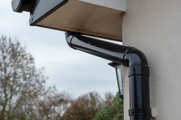 Barn Downspout Installation
