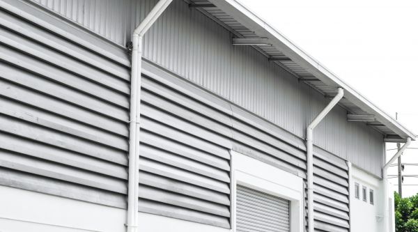 Church Downspout Installation