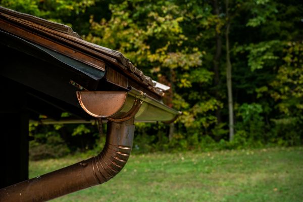 Copper Gutter Installation